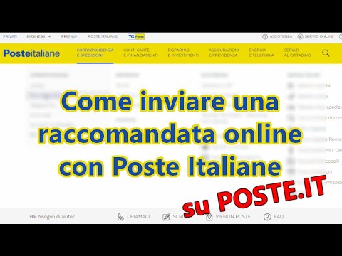 Come inviare una raccomandata online sul sito delle Poste