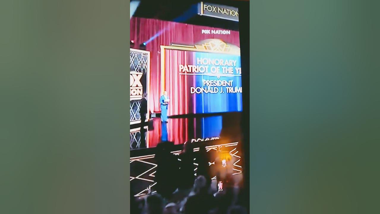PRESIDENTELECT DONALD J TRUMP receives 2024 PATRIOT AWARD award 