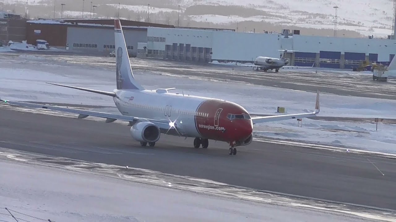 Langnes airport Tromsø 19th march 2021