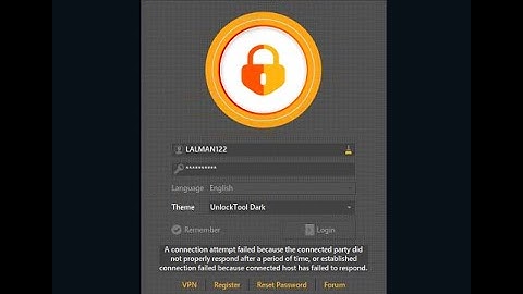 A connection attempt failed because the connected party did not properly respond... Error Solution