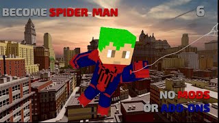 How to become SPIDER-MAN in Minecraft ( No Mods or Add-ons ) screenshot 4