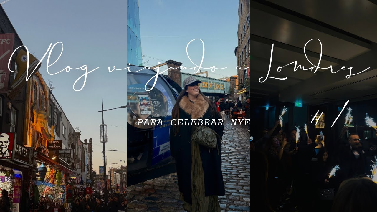 MI PRIMER VLOG!!! VIAJE A LONDRES PARA CELEBRAR NYE🇬🇧🪩🥂DÍA 1