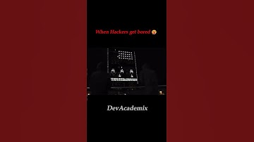 When Hackers get bored 🥱