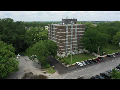 Gary Housing Authority Communities - Glen Park High Rise Aerial Video