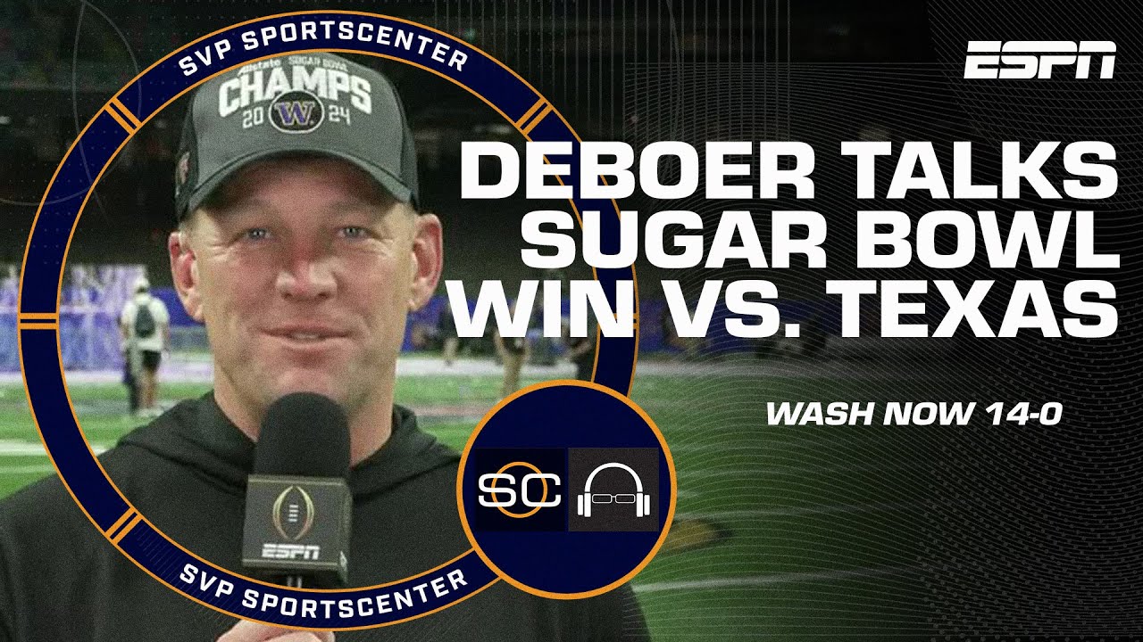 Kalen DeBoer Washington’s slogan is ‘job not done’ after Sugar Bowl