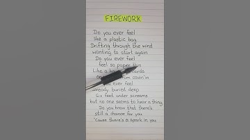 Thumbnail of Firework Lyrics