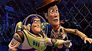 TOY STORY 3 (2010) Scene: 'The Cowboy!'/Yard escape.