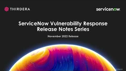 ServiceNow SecOps Release Notes: VR Remediation Targets