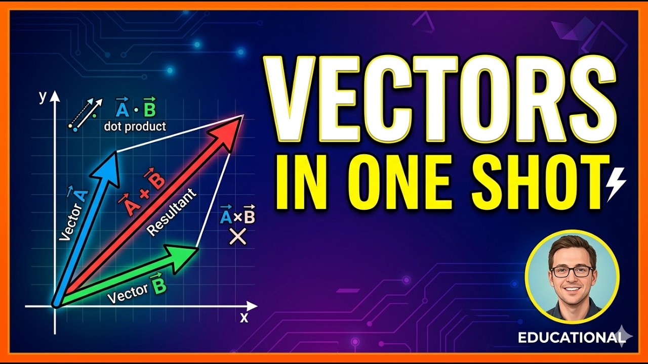 VECTORS Complete Chapter class 11 | CUET UG Vectors ONE SHOT PHYSICS ...