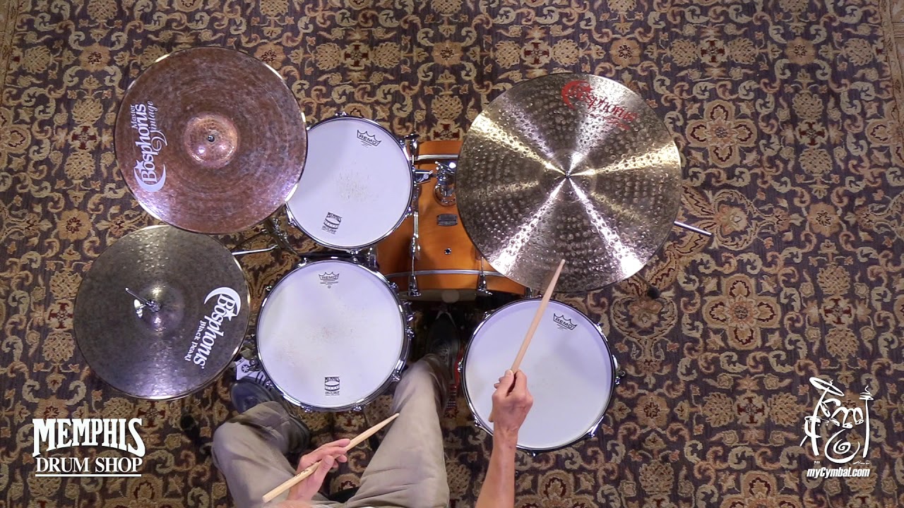 Bosphorus 16" Black Pearl Hi Hat Cymbals - 1000/1210g (BP16H-1080918E)