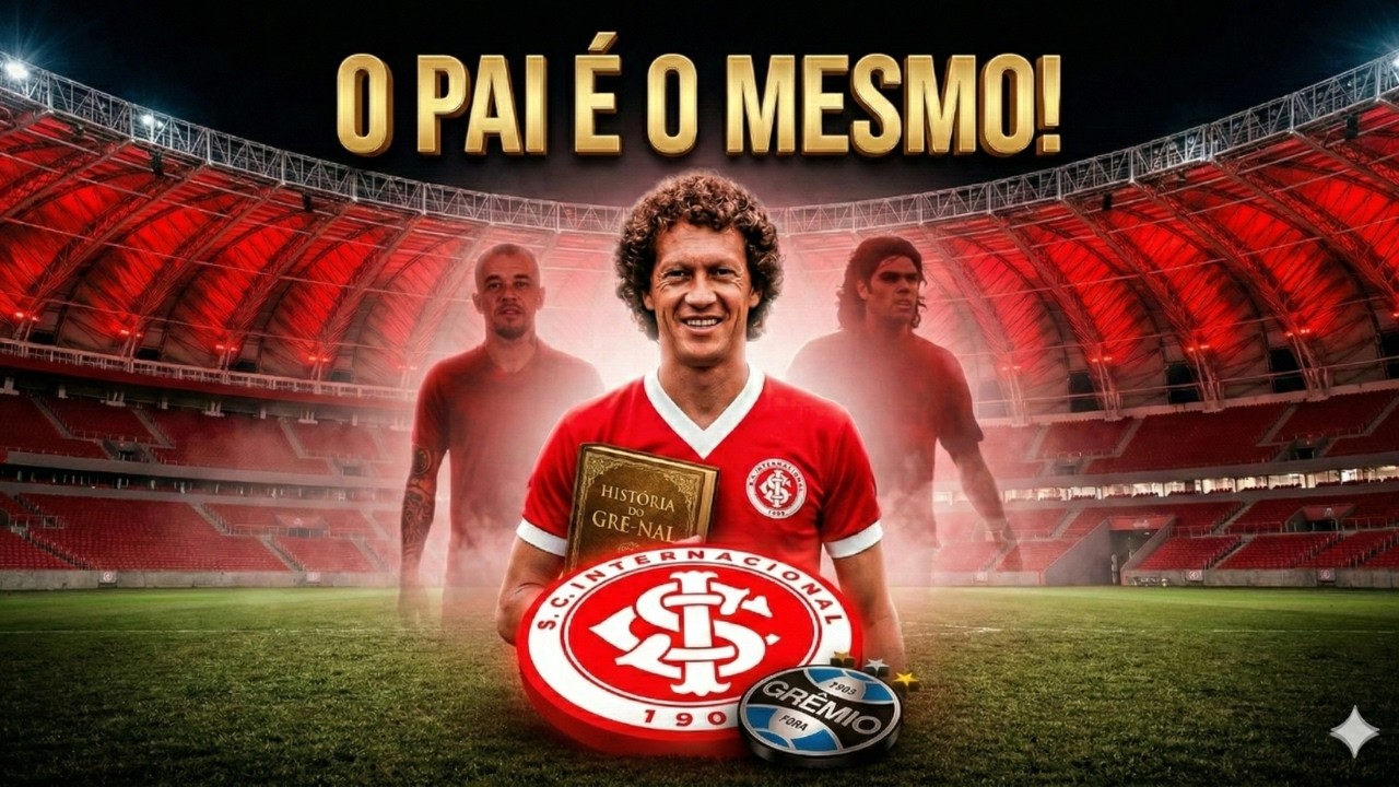 O PAI É O MESMO! 🔴 Por que a história prova que o Inter vai virar no domingo.