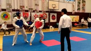 20160410 - Supreme Grandmaster Kim Bok Man Sparring Tournament - Cosmo VS Cosmo