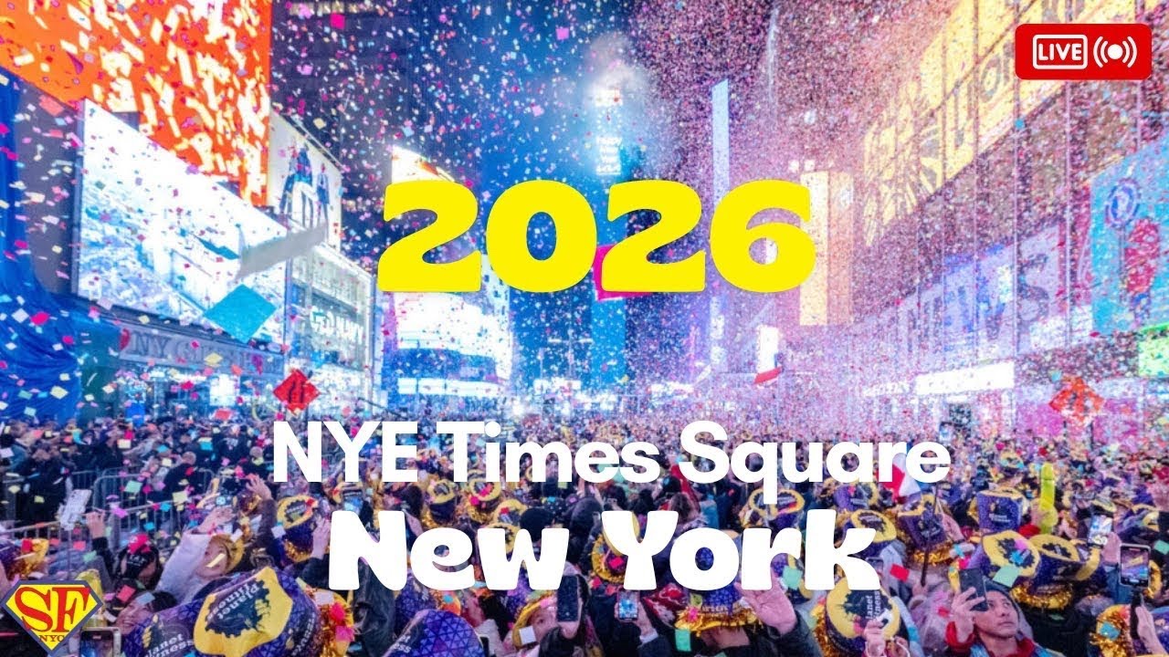 Live New York: New Year's Eve 2026 Times Square