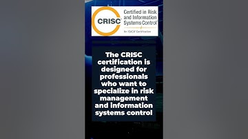 CRISC: The Certification for Risk Management and Information Systems Control 🛡️🔑