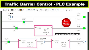 Traffic Barrier Control - PLC Examples Problems and Solutions