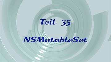 Objective-C für Einsteiger - 35 - NSMutableSet (Xcode, iPhone, iPad, Objective-C)