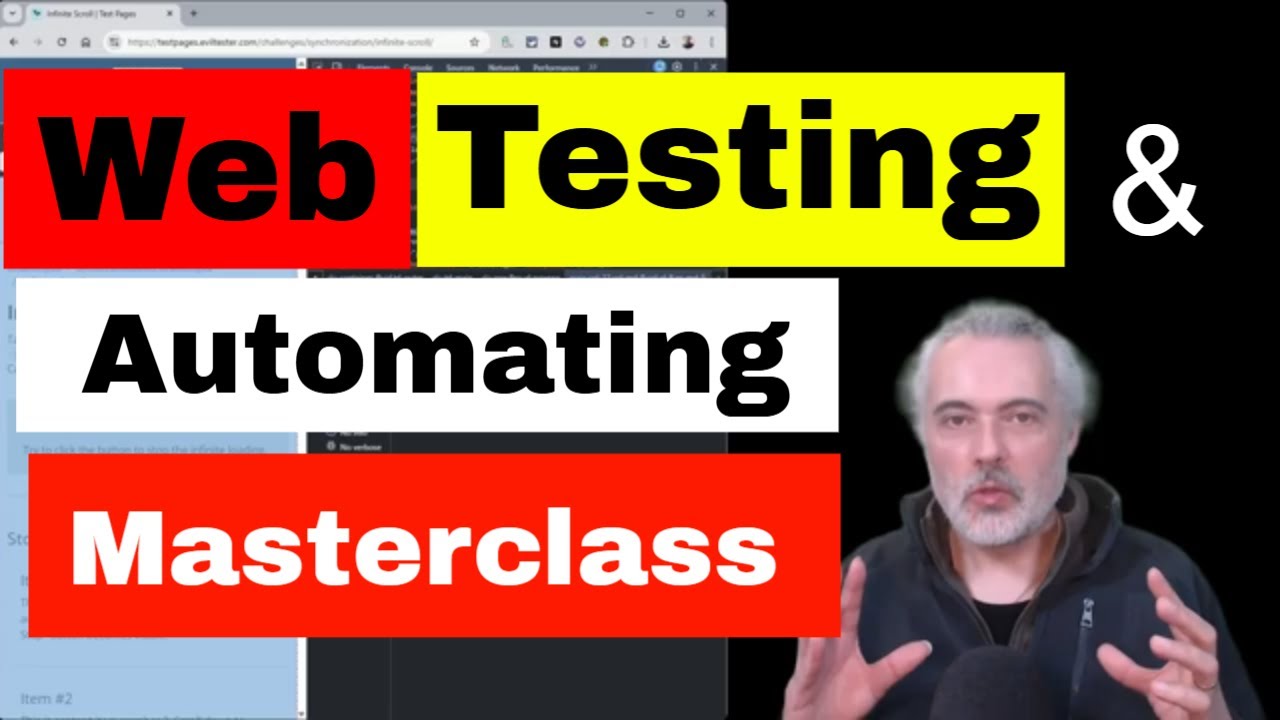 Web Testing, Automating and Tooling Masterclass - YouTube