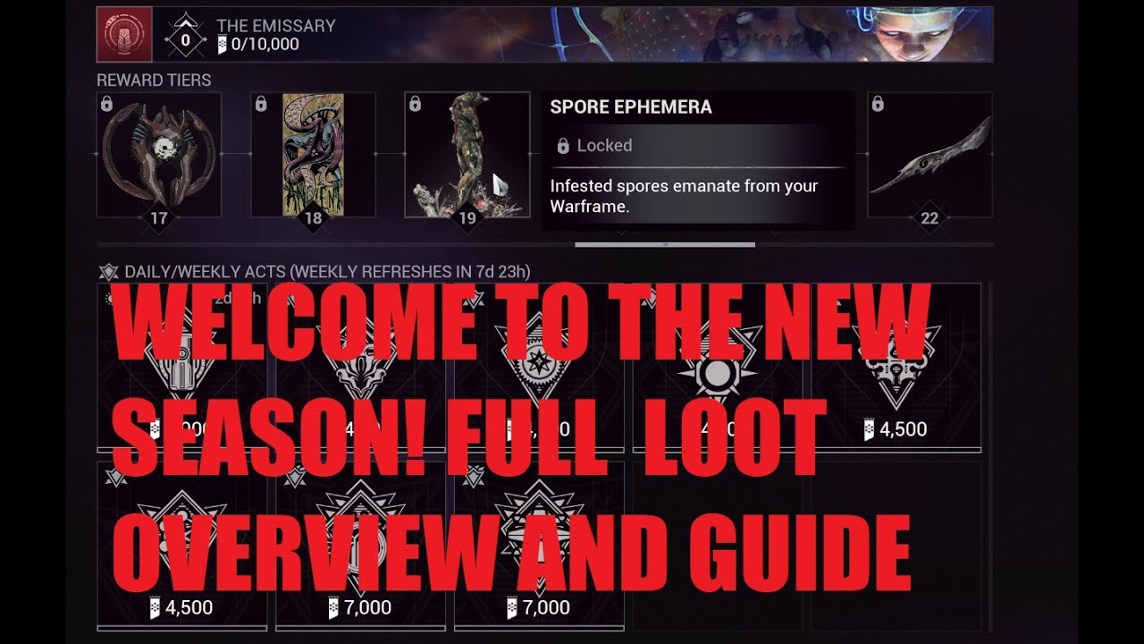 Nightwave weekly challenges guide tips/tricks + Full loot (7th July) l Warframe The Emissary