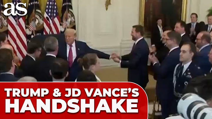 TRUMP and JD VANCE’S emotional handshake before GENIUS ACT