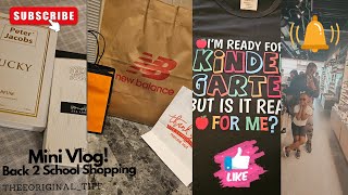 MINI VLOG | Family Day Out | Back to school Shopping | Williamsburg Premium Outlet