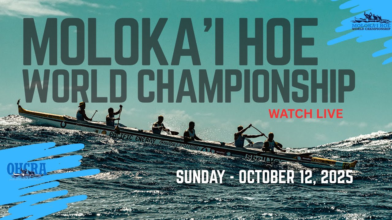 WATCH: 2025 Molokaʻi Hoe World Championship – Full Race Replay - Rogue.TV