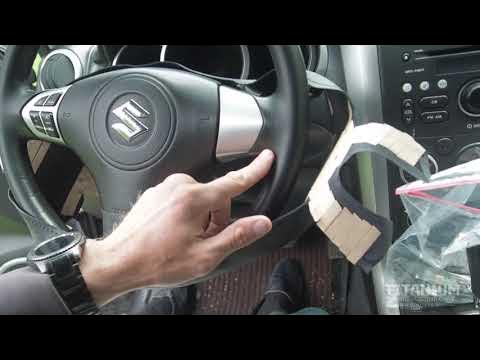 Как снять руль suzuki УСТАНОВКА ОПЛЕТКИ СО ШНУРОВКОЙ НА РУЛЬ SUZUKI GRAND VITARA - YouTube