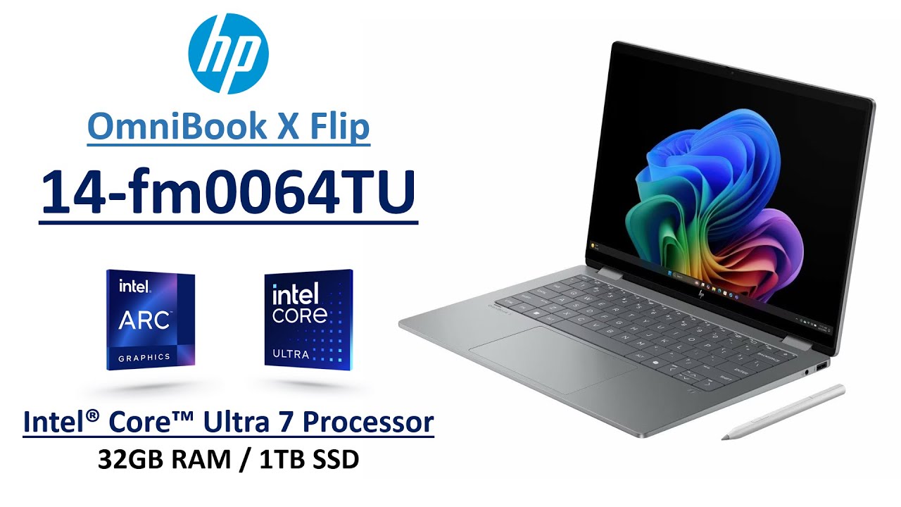 🔥 HP OmniBook X Flip 14-fm0064TU (BQ4J6PA) Next Gen AI PC | Best