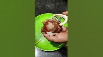 How to remove coconut shell easily #Shorts #tips