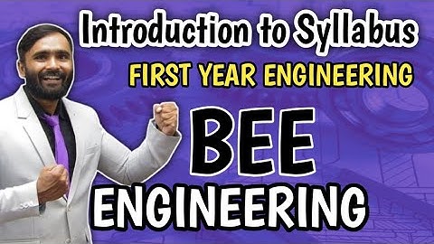 Introduction to BEE Syllabus|First Year Engineering|Pradeep Giri Sir
