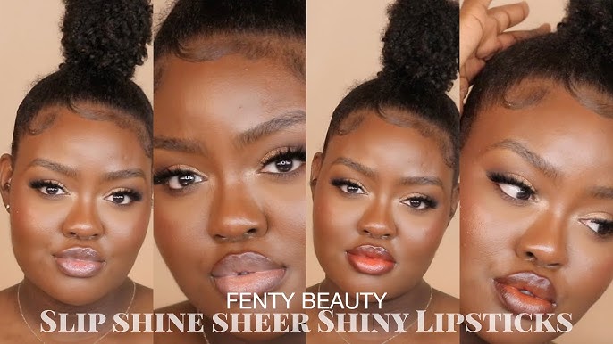 Fenty Beauty Slip Shine Lipstick Review - Elegantly Petite