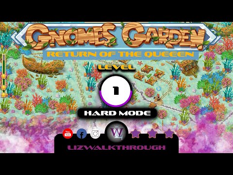 Gnomes Garden - Return Of The Queen -  Level 1 Walkthrough