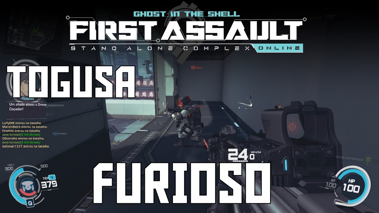 Ghost in the shell first assault Togusa Furioso YouTube