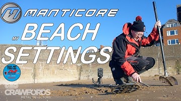 Minelab manticore Beach Settings.