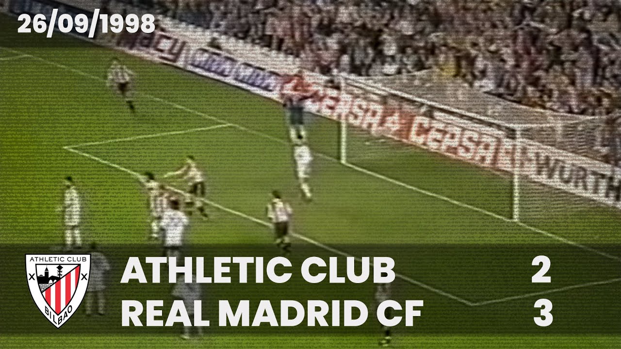 ⚽️ [Liga 98/99] J4 I Athletic Club 2 - Real Madrid CF 3 I LABURPENA
