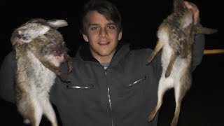 Rabbit Night Hunt - Catch and Cook!