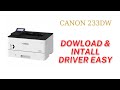 How to Install Canon LBP 233dw Printer Driver on Windows 10, 11