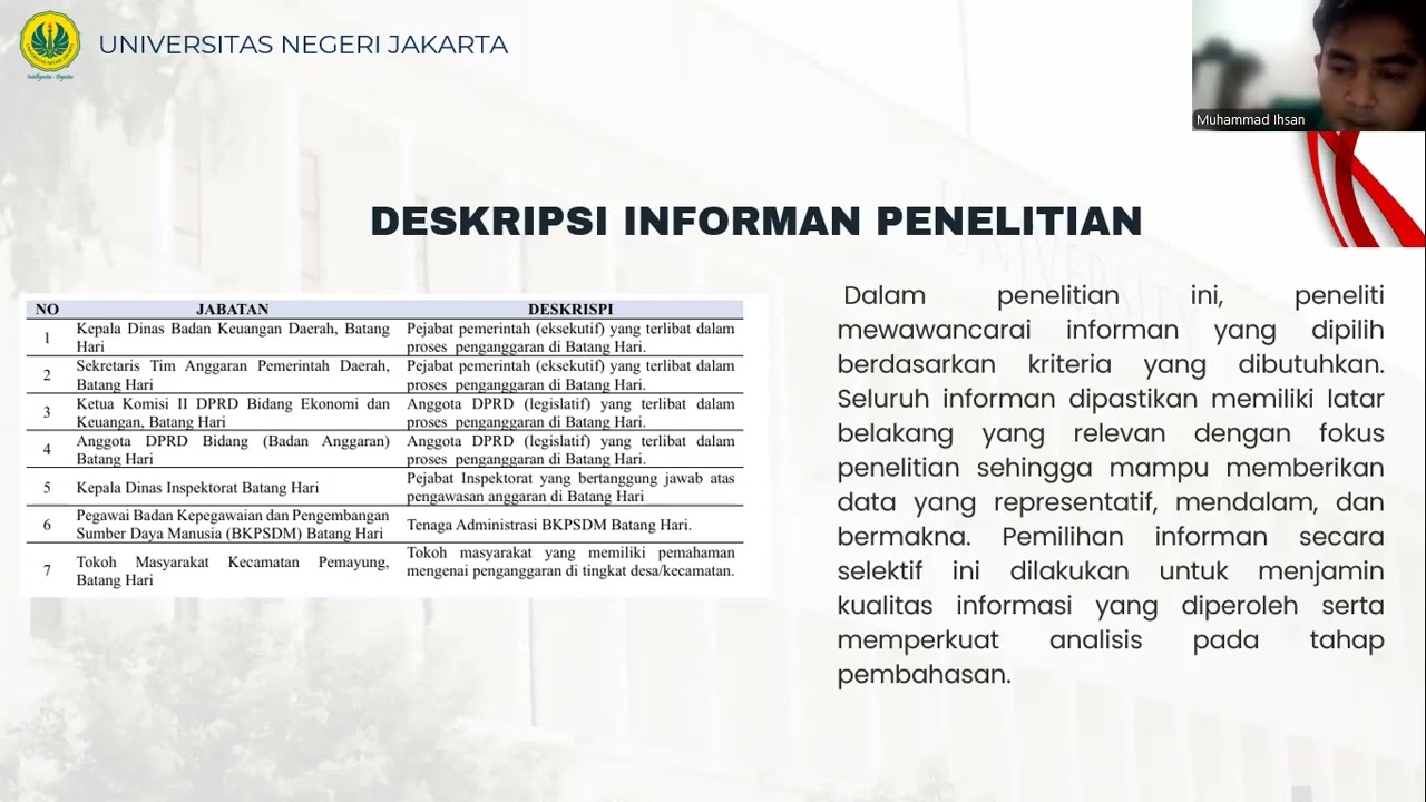 PRESENTASI HASIL DAN PEMBAHASAN TESIS - BAHASA INDONESIA