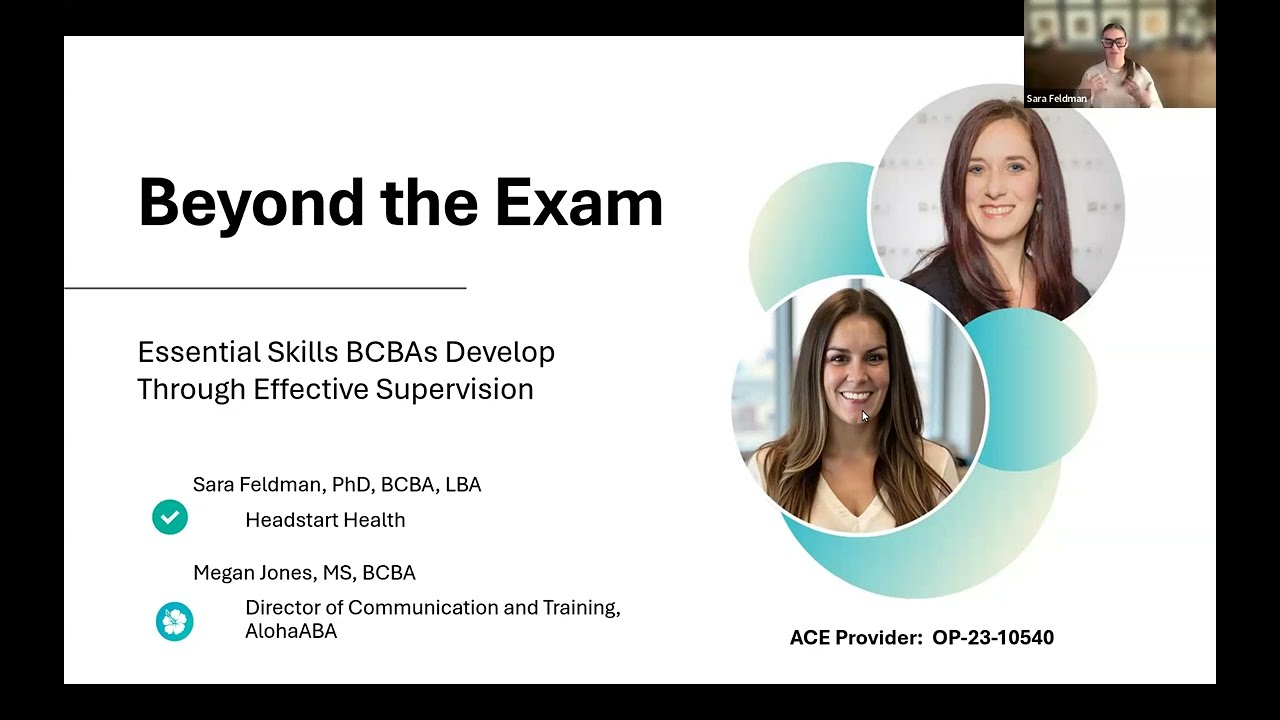 Free Supervision CEU Webinar - Beyond the Exam