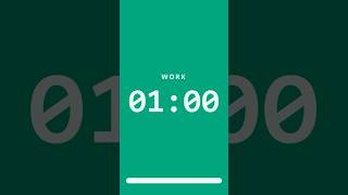 60/10 HIIT Timer | 1:10 Loop | No Music | Bar #shorts