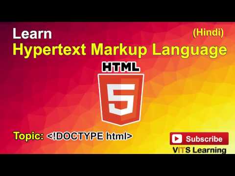 41 HTML   !DOCTYPE html for HTML5