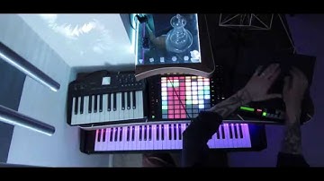 Simon Wieland InStudio on Ableton Push and Yamaha DTX Multi 12, 432Hz