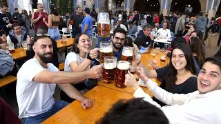 Biergarten - cerveza y gastronomía alemana en el Poble Espanyol (resumen primavera 2023)