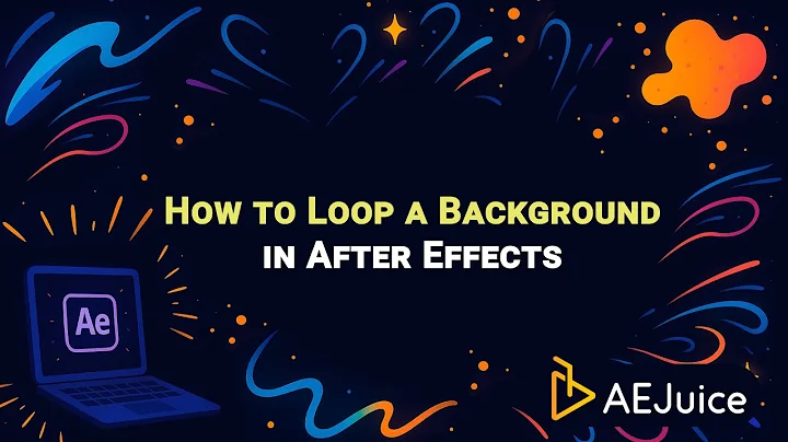How to Loop a Background in After Effects – AEJuice Tutorials