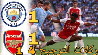 arsenal vs man city 1_1 😱🔥 ارسنال والسيتي 4_1 -ركلات الترجيح      #arsenal #manchestercity