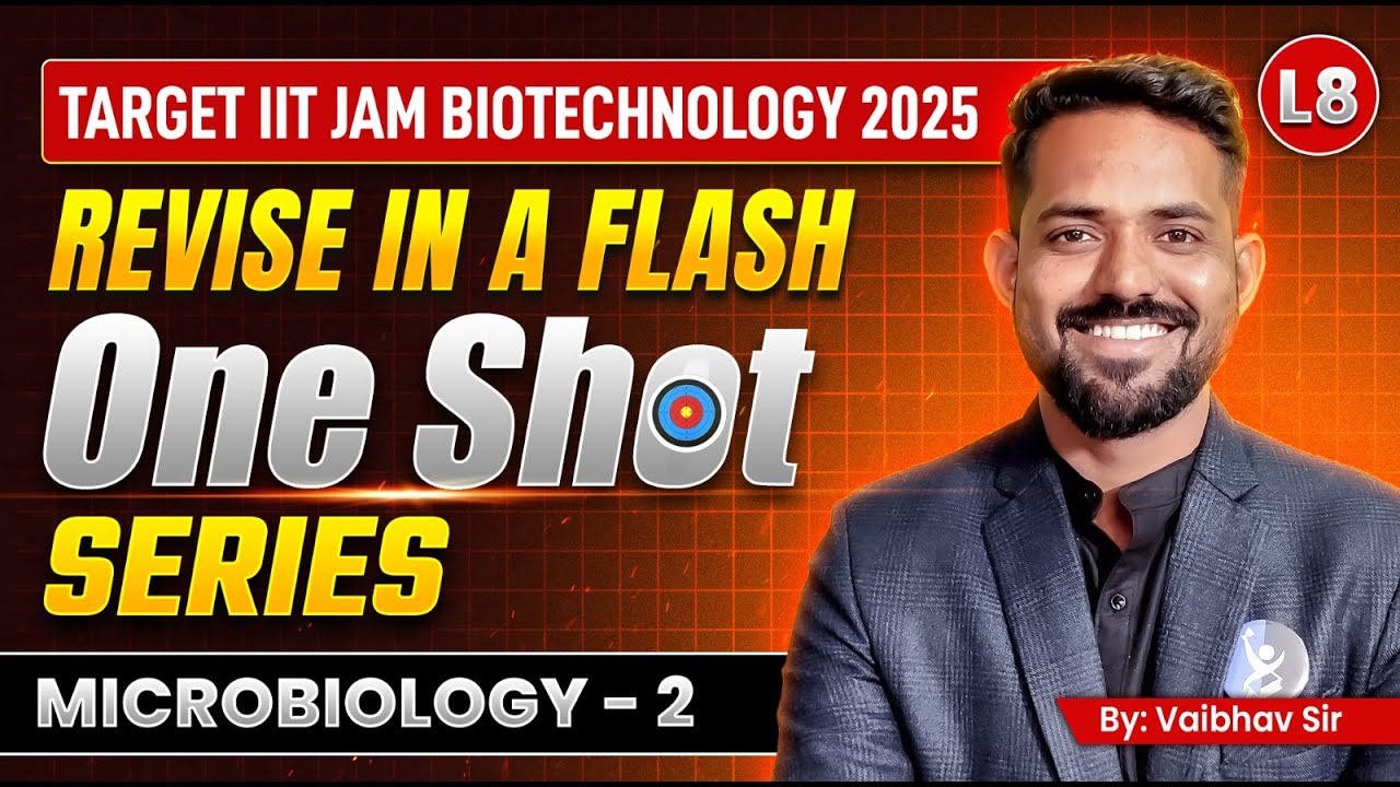 Microbiology IIT JAM Biotechnology One Shot Revision 2025 | Secrets Revealed!