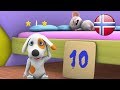 10 I Senga | barnesanger på norsk | barnerim | Nursery Rhymes by Little Treehouse