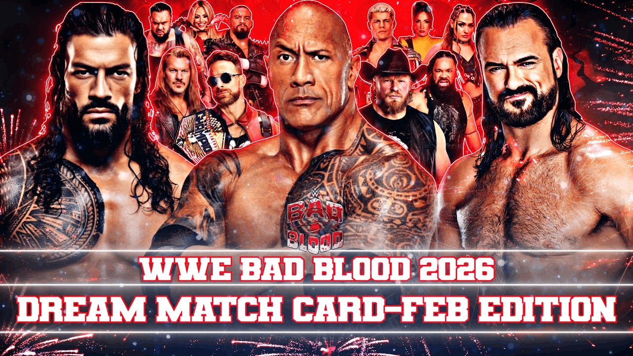 WWE Bad Blood 2026 Dream Card (Fantasy Booking)