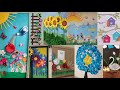 Preschool Paper flowers decoration ideas |Spring season  decoration ideas | Door decoration ideas