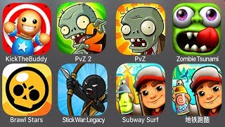 Kick The Buddy,Plants vs Zombies 2,PvZ,Zombie Tsunami,Brawl Stars,Stick War:Legacy,Subway Surfes screenshot 4