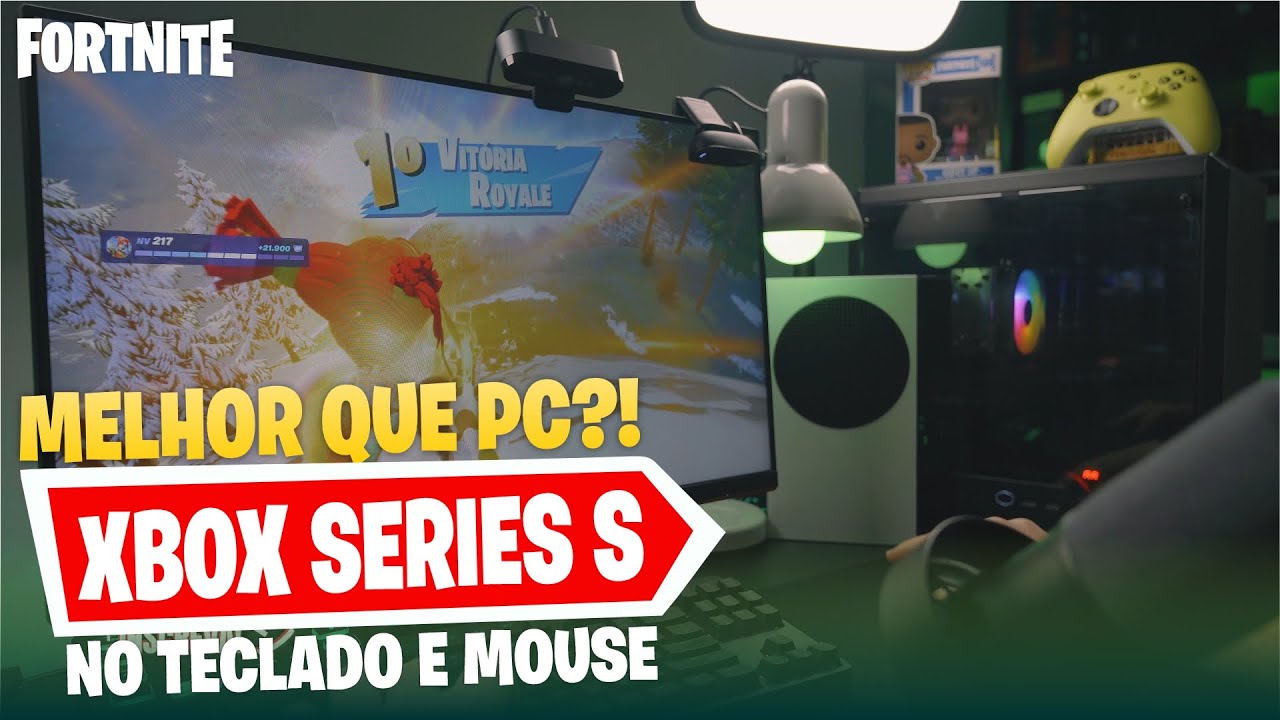 Joguei no Xbox Series S Fortnite no teclado e mouse e olha no que deu ...